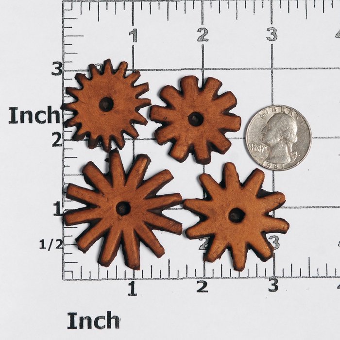 Western Spur Rowel Steampunk Mold Easy To Use Flexible Silicone Food Safe Fondant, Chocolate, Candy, Resin, Polymer...