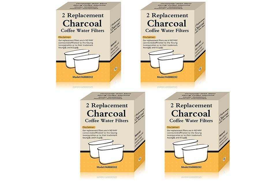 Generic Keurig Coffee Machine Charcoal Water Filter Replacement Set of 8