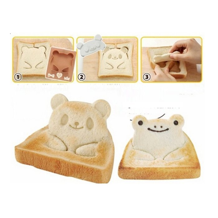 Biscuit Mold Sandwich Bread Mold 3d Diy Creative Decoration Molds Sandwich Maker Molds Toast Cutter Stamp (USCommodity48... N7