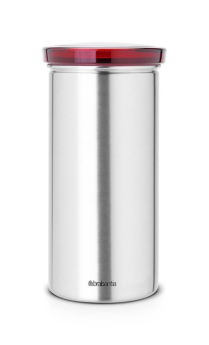 Senseo Brabantia Canisters, Red Lid