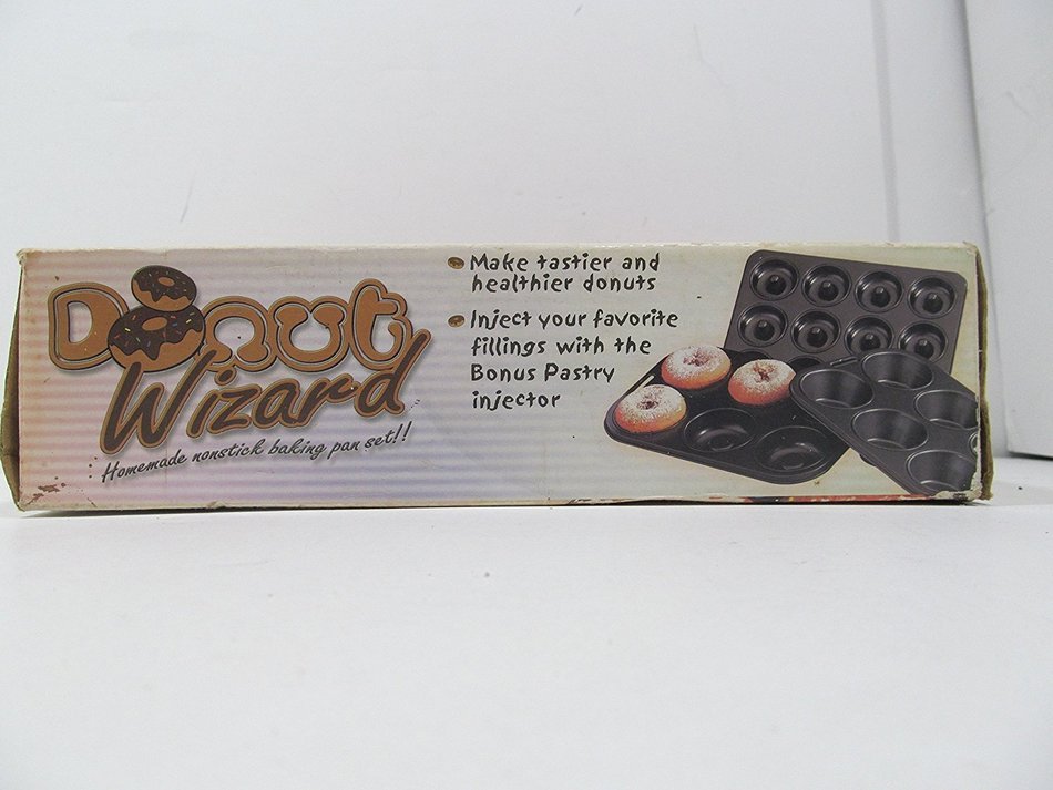 Donut Wizard - Homemade Nonstick Baking Pan Set Plus Bonus Decorating Kit N2