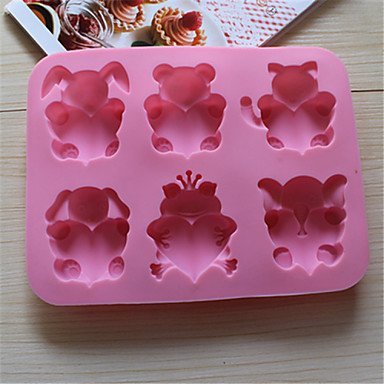 Y&XL&H Bakeware Animal Heart Baking Molds Chocolate Mold Cookies Mold Ice Mold N3