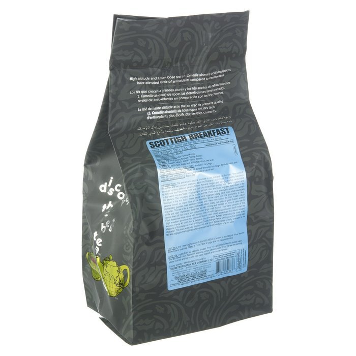Metropolitan Tea 200 Count Pyramid Shaped Teabags, Scottish Breakfast N4