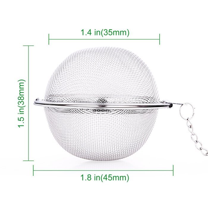 iLoveCos Tea Infuser Stainless Steel Mesh Set of 2 N2