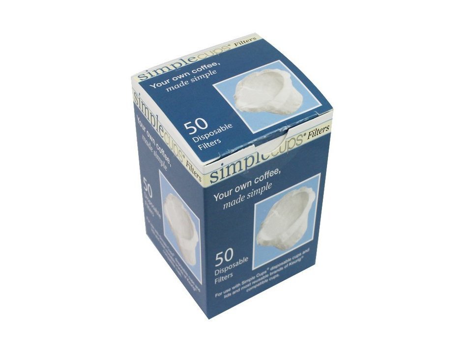 Disposable Filters for Use in Keurig&reg; Brewers (50 pack) - Simple Cups -Use Your Own Coffee in K-cups N2