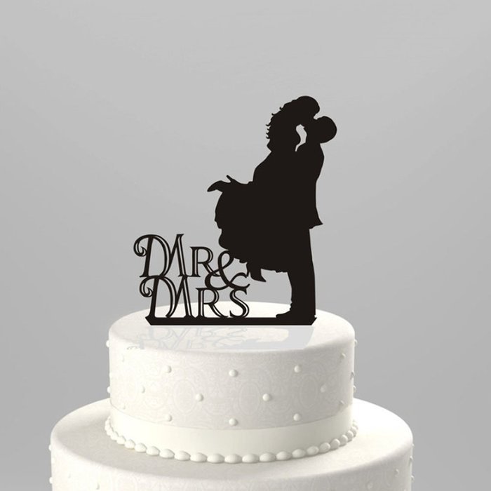 Bride And Groom Cake Topper N3
