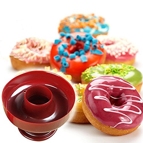 Genenic DIY Toast Sugarcraft Donut Cake Decorating Tool Cutter Mold Doughnut Mold N6