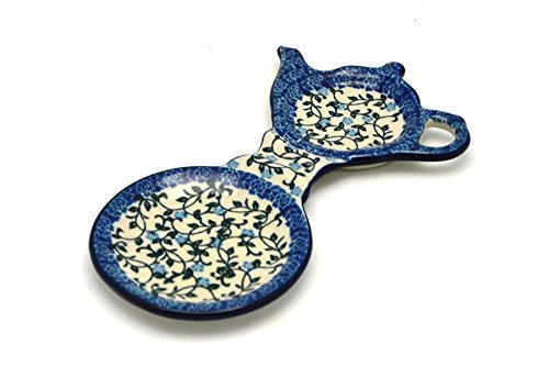 Polish Pottery Tea Bag & Mug Holder - Terrace Vines