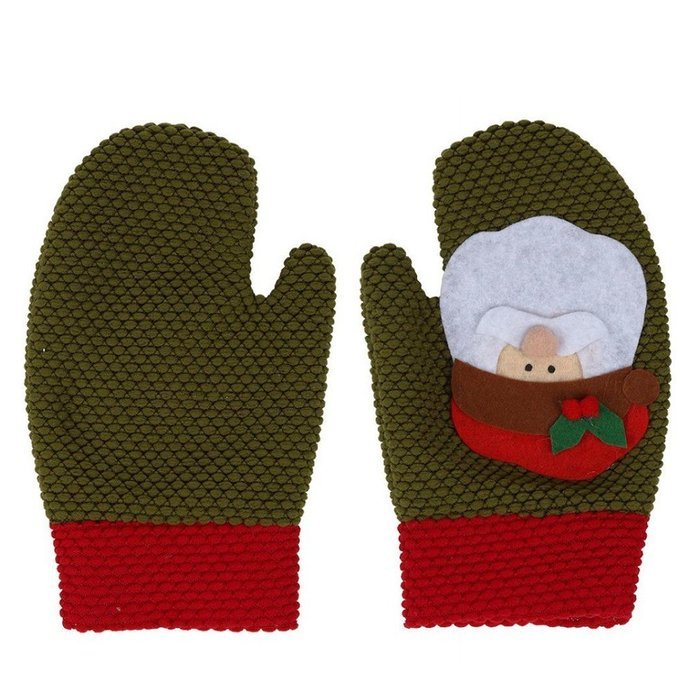Christmas glove,Morecome Santa Snowman 1pc Cutlery Sets Of Six Sets Of Gloves N4
