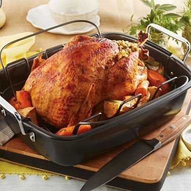 Daily Chef 16" Nonstick Roaster with Rack