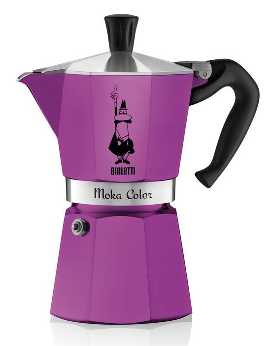 Easy to Clean & Disassemble Espresso Maker in Purple