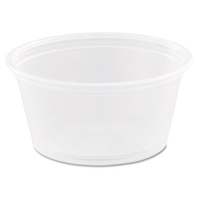 Dart Container Clear 2 Oz Plastic Portion Container , Case of 2500