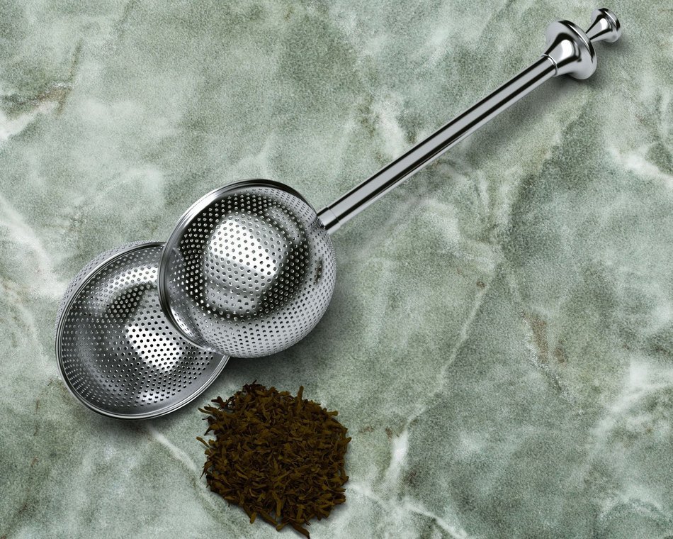 Schefs Premium Tea Infuser - Light Weight Stainless Steel - Large Capacity Ball with Long Spoon Handle - New Strainer... N4