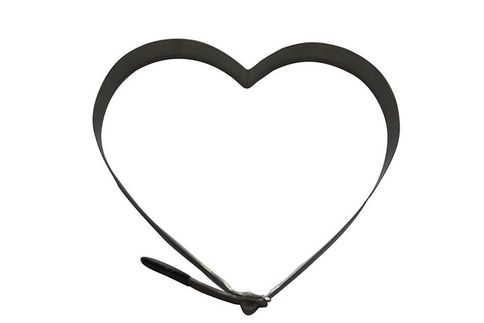 Shxstore Stainless Steel Egg Cooking Rings Mold Pancake Ring Non Stick Heart Shaped