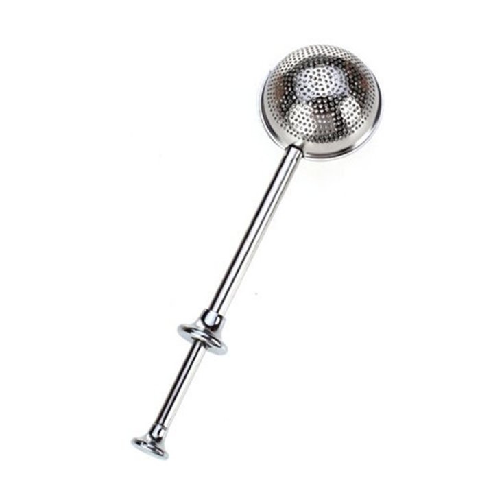 Ball Shape Tea Infuser Strainer Push Style by Generic