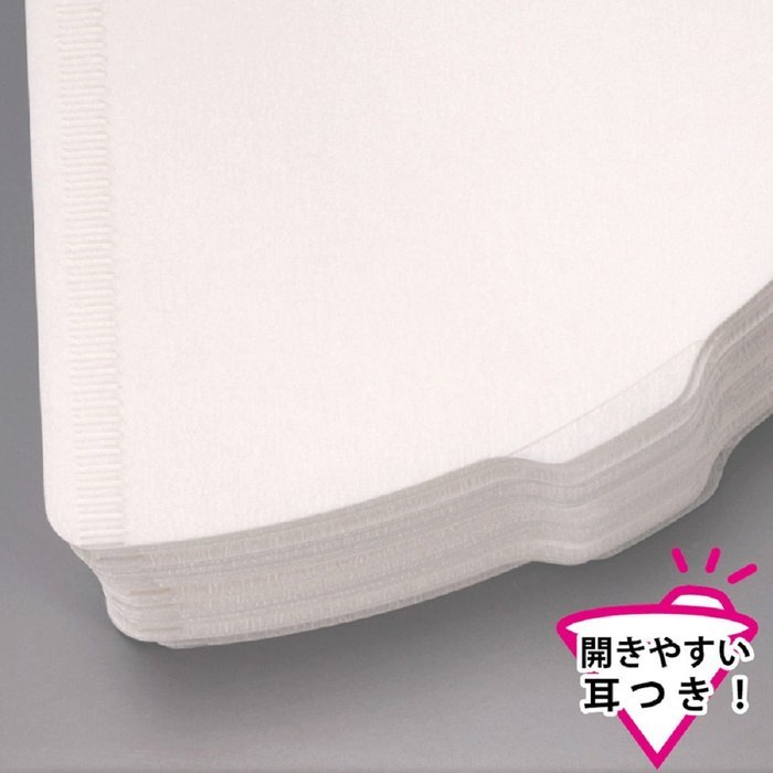 Hario 02 100 Count Coffee Paper Filter, Natural N10