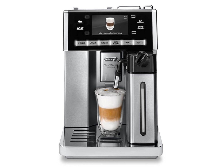DeLonghi ESAM6900 PrimaDonna Exclusive Fully Automatic Espresso Coffee Machine with Auto Cappuccino Caffelatte... N6