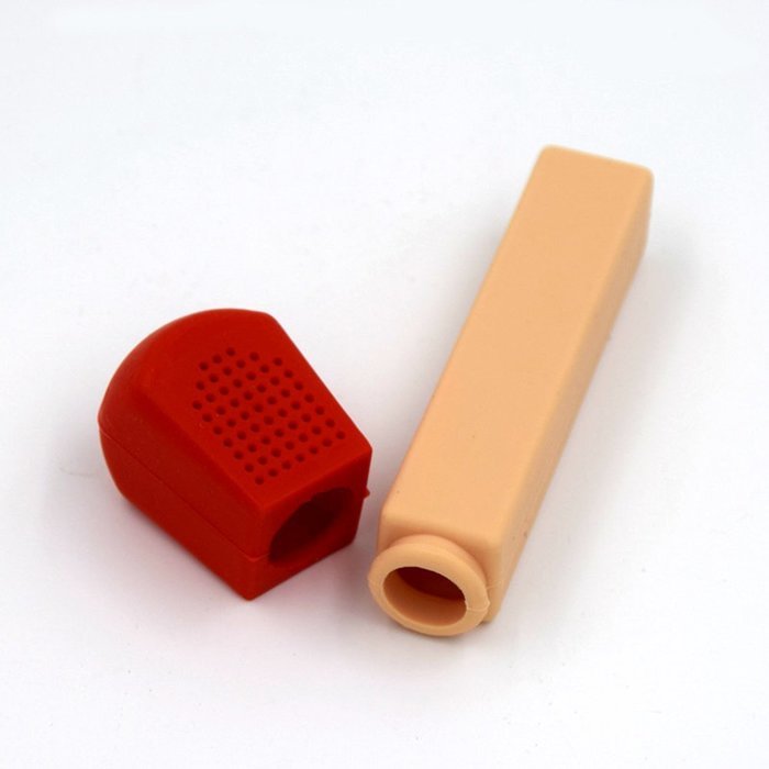 Alex&rsquo;s House Silicone Match Shape Tea Infuser, Creative Loose Leaf Tea Infuser, Best Gift for Tea Lover (white) N3