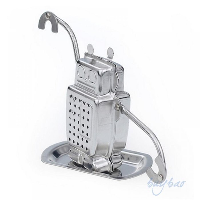 MAXGOODS Fine Robot Hanging Tea Leaf Infuser Steel Strainer Filter N9