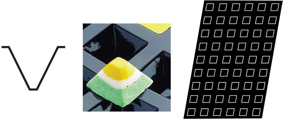 Flexipan 336013 Pyramid Nonstick Sheet Mold N2
