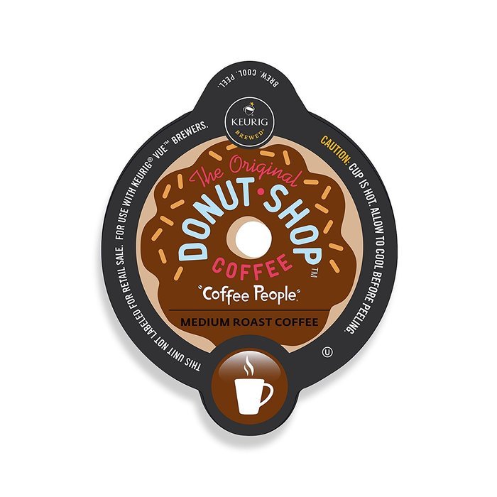 Coffee People Donut Shop Extra Bold Coffee, Vue Cups for Keurig Vue Brewers (96 Count) N2