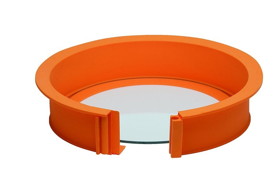 Pavoni EASYCAKE Platinum Silicone Easy Cake Form, Orange