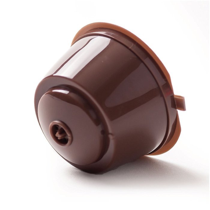 Refillable Nescaf&eacute;&reg; Dolce Gusto Capsules (2-pack with Bonus Coffee Spoon) | Compatible with Mini Me, Genio, Piccolo...