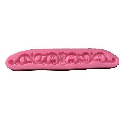 Y&XL&H 3D Flower Vine Icing Sugar Fondant Mold Wedding Cake Modeling Decorating Mould Silicone Cake Border Mold N14