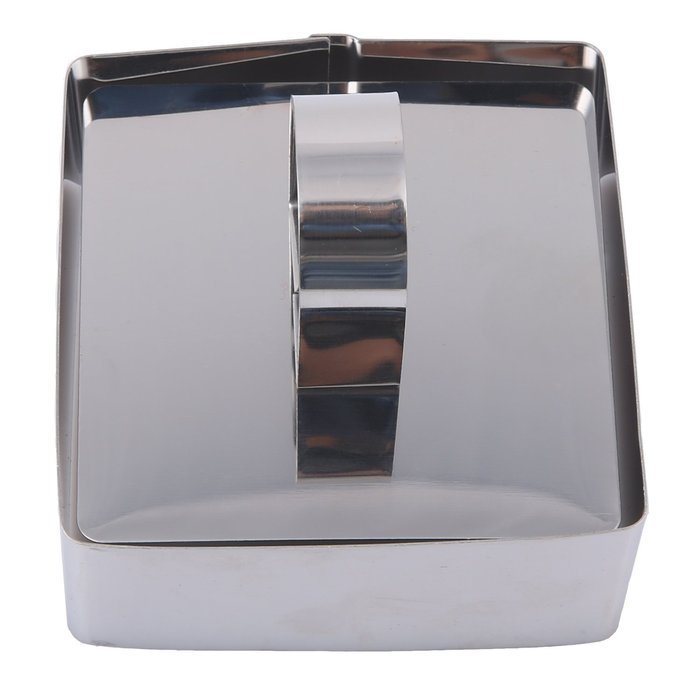 Ebake Stainless Steel Mousse Cake Pastry Mold (3 inch, Round) N2