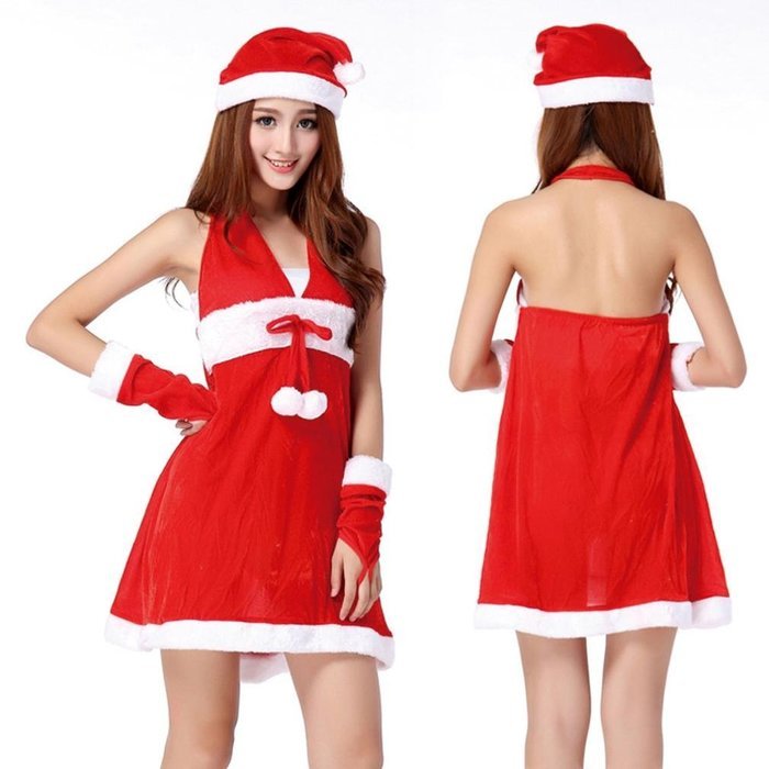 Christmas Costume Fancy Dress ,BeautyVan Women Sexy Santa Christmas Costume Fancy Dress Xmas Office Party Outfit N106