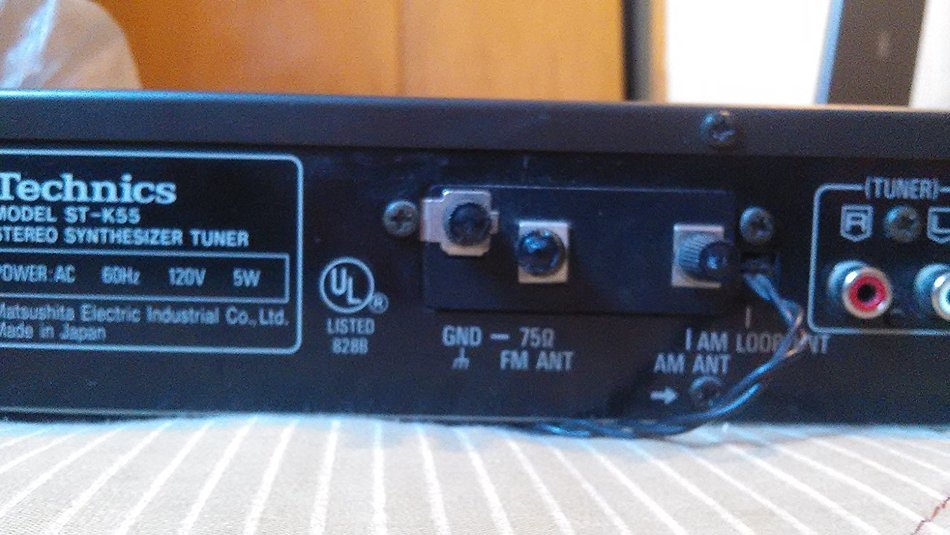 Technics ST-k55 stereo synthesizer tuner N8