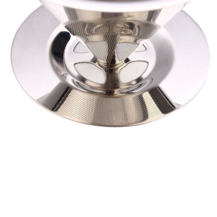 GoWorth Pour Over Coffee Dripper - Stainless Steel Reusable Coffee Filter Coffee Dripper and Single Cup Coffee... N7