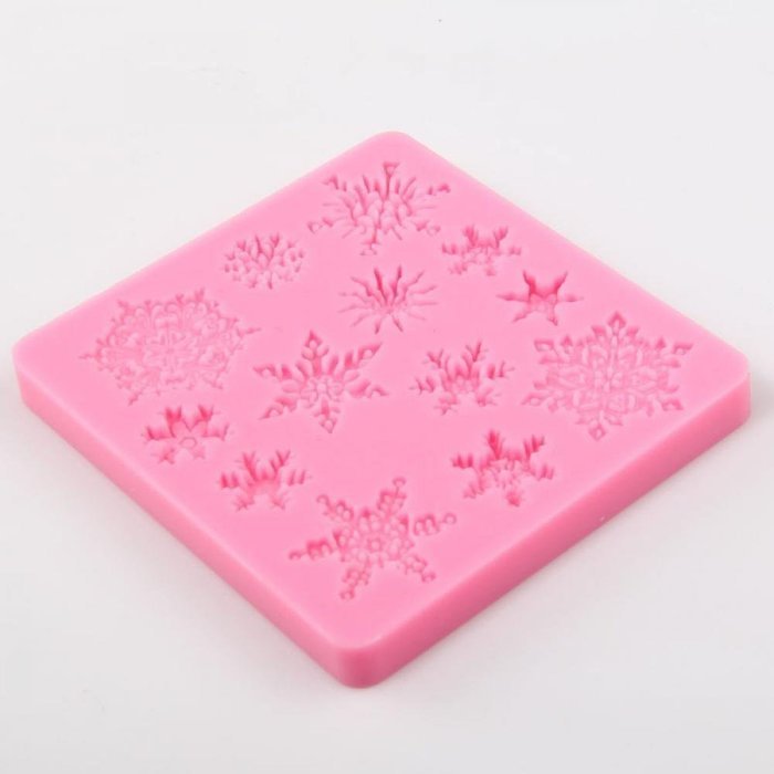 GOOTRADES 3D Snowflake Silicone Mould Fondant Silicone Sugar Mini Mold Craft Molds DIY Cake Decorating N4