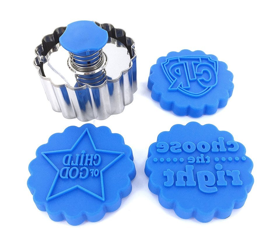 Press-and-Print Cookie Cutter Kit &ndash; CTR Three Stainless Steel Cookie Cutters Useful for Baptisms N2