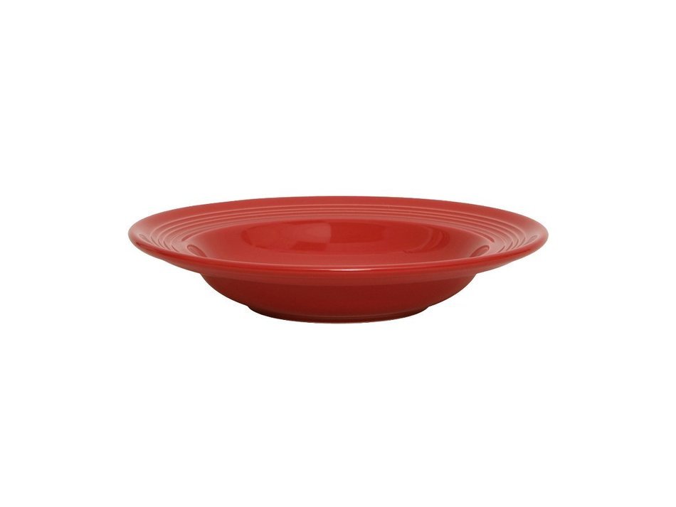 Tuxton Home Concentrix Bowl (Set of 4), 13 oz, Cayenne Red; Restaurant Grade Nonporous Virtrified China; Thermal... N83