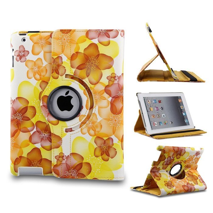 TOPCHANCES Modern Smart Cover Case for iPad 2 3 4 with Auto Sleep/Wake Function and 360 Degree Rotating Stand-... N29