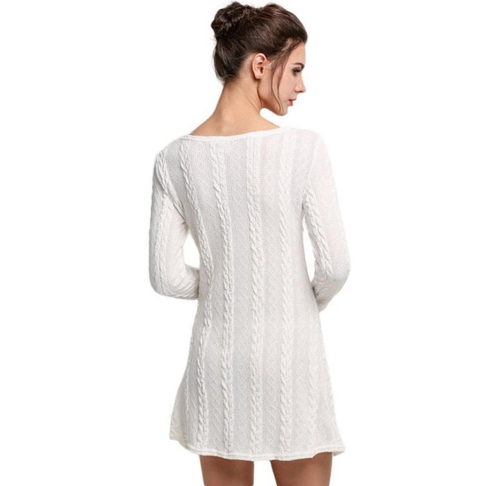 Mini Dress,Morecome Women Ladies Long Sleeve Slim Casual Knitted Sweater N8