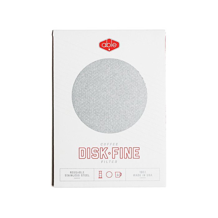 Able Brewing Disk Fine Coffee Filter for Aeropress Coffee & Espresso Maker - Stainless Steel Reusable