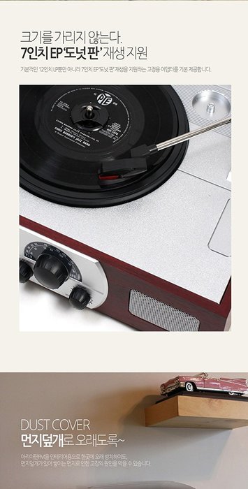 SKYDIGITAL Aria Pan FM Radio LP Turntable N2