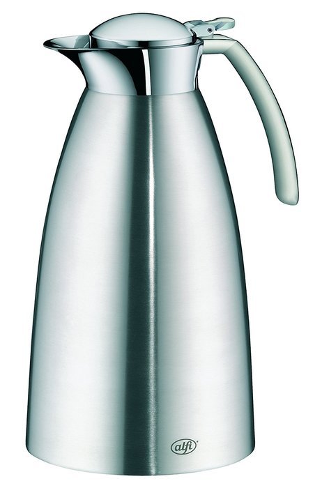 alfi Gusto Top Therm Vacuum Insulated Stainless Steel Thermal Carafe for Hot and Cold Beverages, 1.5 L, Stainless...