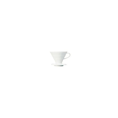 Hario VDC-02W Dripper V60 Size 02 Ceramic Coffee Funnel & Filter Bundle