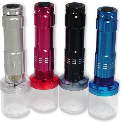 2 X Econoled Compact Electric Herb Grinder (Assorted) N6