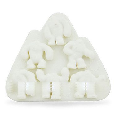 Sher Wendigo Ice Mould Silicone Ice Cubes Tray Pudding Jelly Mold (Random Color) N3