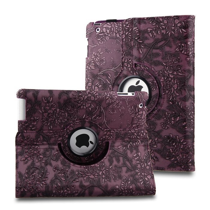 TOPCHANCES Modern Smart Cover Case for iPad 2 3 4 with Auto Sleep/Wake Function and 360 Degree Rotating Stand-... N31