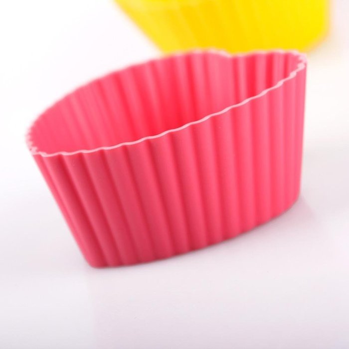 Heart Silicone DIY Cupcake Jelly Chocolate Ice Soap Muffin Mold Mould N7