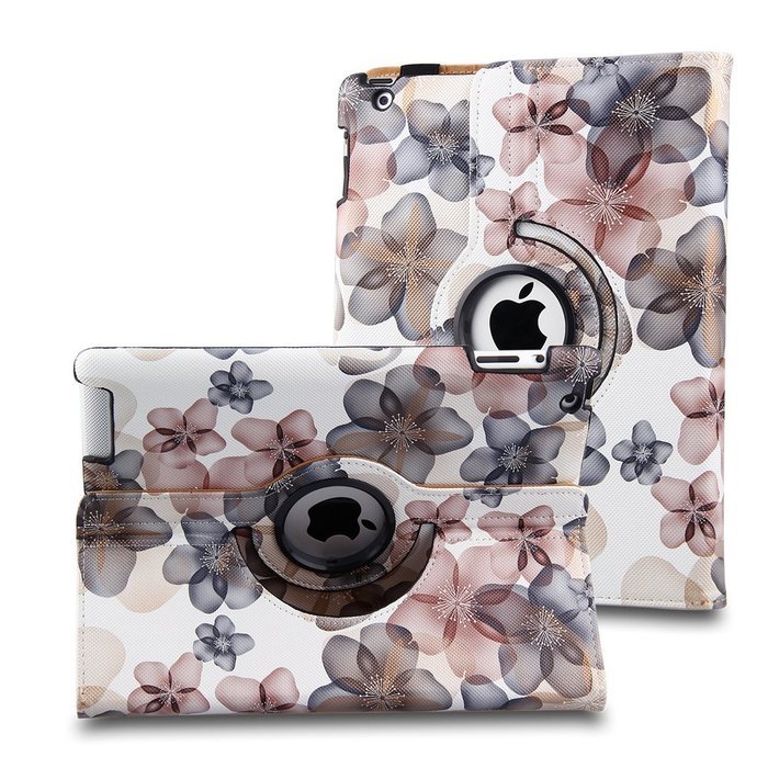 TOPCHANCES Modern Smart Cover Case for iPad 2 3 4 with Auto Sleep/Wake Function and 360 Degree Rotating Stand-... N41