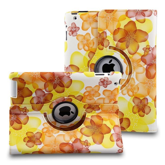 TOPCHANCES Modern Smart Cover Case for iPad 2 3 4 with Auto Sleep/Wake Function and 360 Degree Rotating Stand-... N44