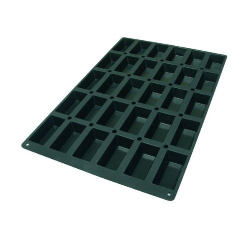 Schneider 115307 30-Piece Silicone Financiers Mold