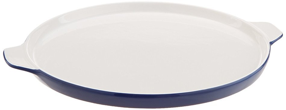 Mario Batali Stoneware 12-Inch Pizza Pan by Dansk, Cobalt N3
