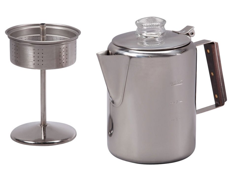 Rapid Brew Stainless Steel Coffee Percolator